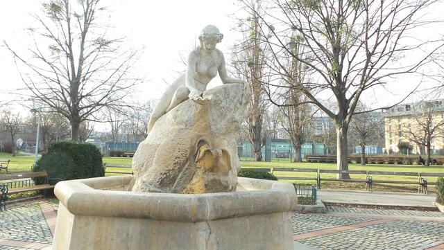 Meerjungfraubrunnen von Franz Sautner im Herderpark | Foto: Atelier Then