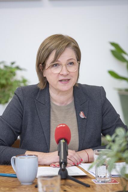 Die Grüne Vizebürgermeisterin Judith Schwentner hat ihre Vorhaben zum Klimaschutz in Graz für das Jahr 2023 präsentiert. Dabei soll vor allem die Zusammenarbeit aller wichtigen Ressorts, die erstmals alle unter Schwentners Leitung vereint sind, im Vordergrund stehen. | Foto: Stadt Graz/Foto Fischer
