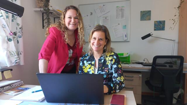 Die Community Nurses in Bad Vöslau Alexandra Biller und Mirjam Wigand. | Foto: z.V.g.