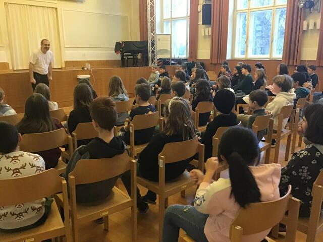 Kai im Festsaal. | Foto: Bundesgymnasium Babenbergerring
