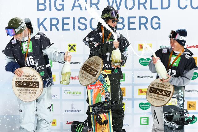 Das rein japanische Podium der Herren. | Foto: GEPA pictures