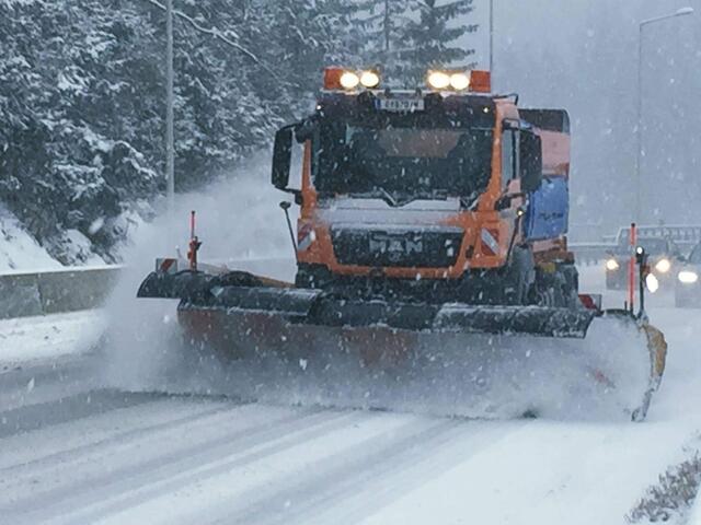 Am Packabschnitt werden in der Nacht auf Montag 40 Zentimeter Neuschnee erwartet. | Foto: Asfinag