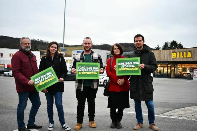 Gottfried Lamers, Miriam Üblacker, Fabian Schindelegger, Gina Wörgötter, Florian Ladenstein (c D. Kaindel) | Foto: Grünen