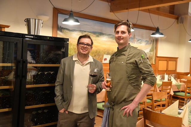 von li: die beiden neuen Geschäftsführer der Waldinsel Mathias Mayr und Gerald Groll freuen sich auf viele genussvolle und kulinarische "Begegnungen"! | Foto: Ganglberger Erika