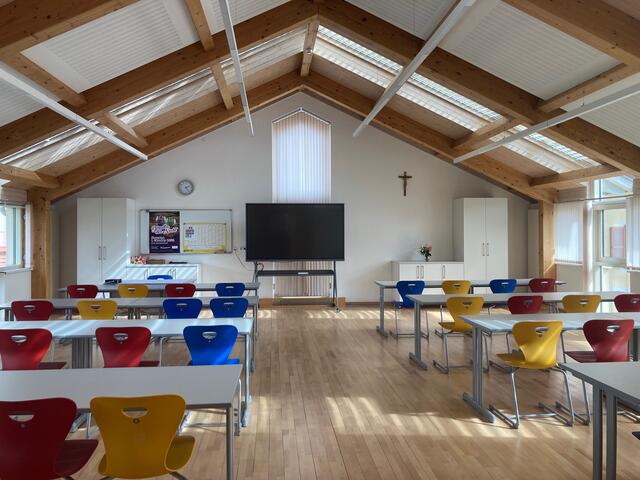 Die neuen digitalen Tafeln unterstützen einen zeitgemäßen Unterricht. | Foto: FS Vorau