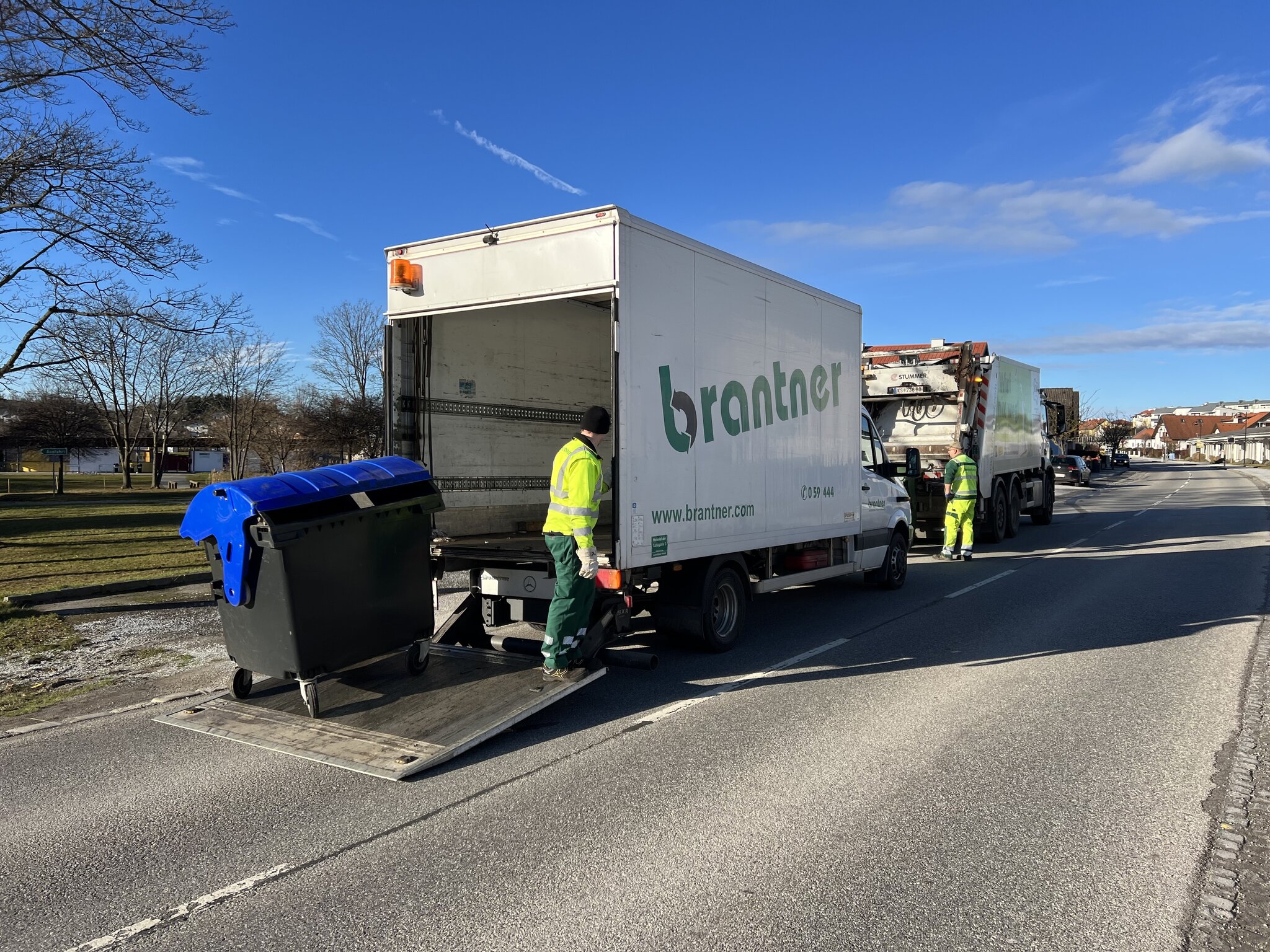 Blaue Tonne ist Geschichte Krems