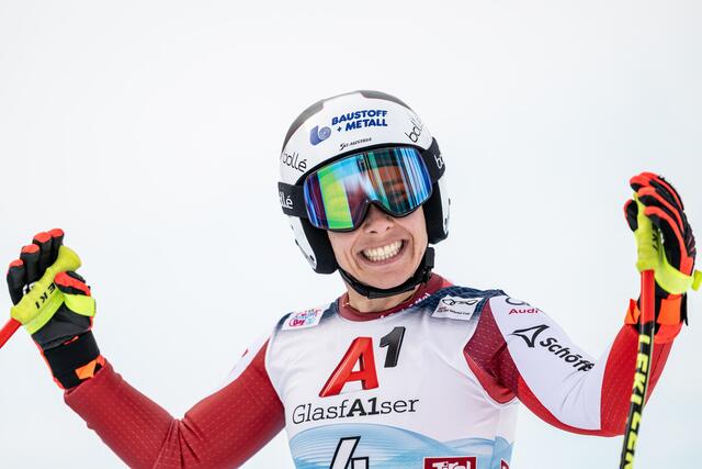 Nici Schmidhofer strahlte. | Foto: GEPA pictures
