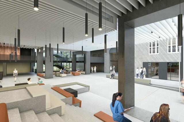 So wird der MedUni Campus von innen aussehen.  | Foto: Delugan Meissl Associated Architects/Architektur Consult