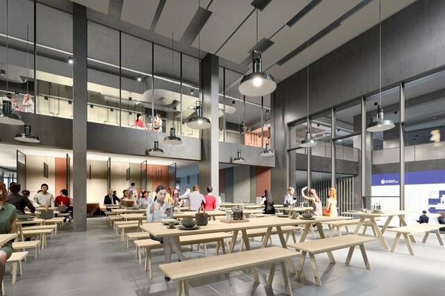 So wird der MedUni Campus von innen aussehen.  | Foto: Delugan Meissl Associated Architects/Architektur Consult
