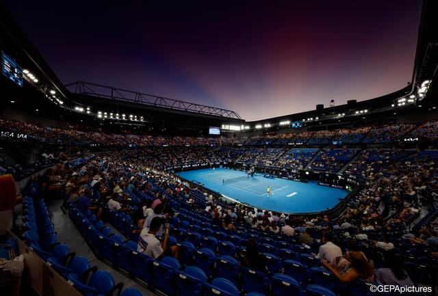 Herrliche Atmosphäre im heißen Melbourne bei den Australian Open. | Foto: Getty Images