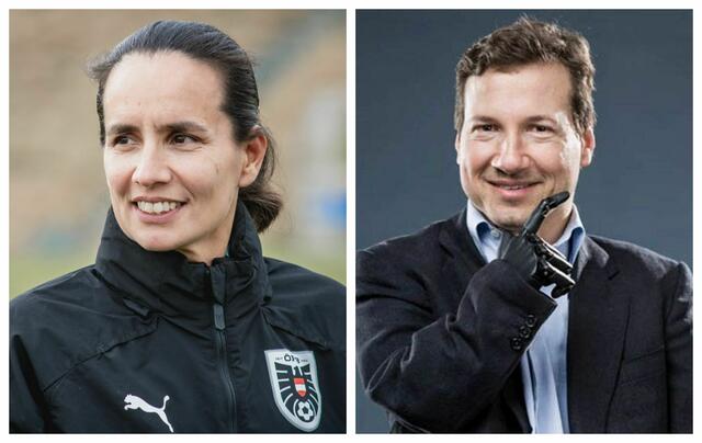Kamingespräche: "Alles Kopfsache – das Geheimnis des Erfolgs" mit Irene Fuhrmann, Teamchefin ÖFB Frauen-Nationalteam und Georg Fraberger, Psychologe, Buchautor und Speaker. | Foto: ÖFB/Christopher Glanzl/Premium Leaders Club