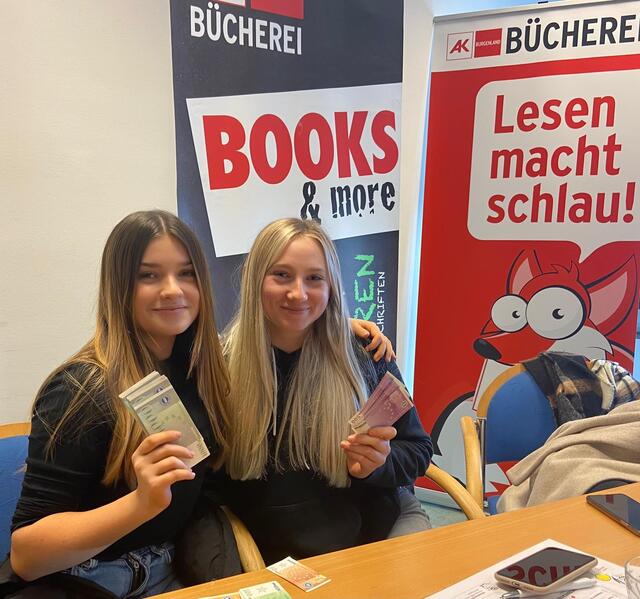 Die Schüler beschäftigten sich mit "Money". | Foto: GYM Oberschützen