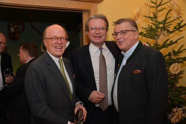 Unternehmer und Investor Cornelius Grupp, Landeshauptmann Christopher Drexler und Gastgeber Fritz Grillitsch. | Foto: Wolfgang Pfister