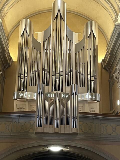 Die neue Orgel für die Wallfahrtsbasilika Pöstlingberg ist angekommen. | Foto: BRS/Püringer