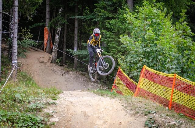Am Bikepark in Leogang ist Julian Koch des Öfteren anzutreffen – hier trainiert der 16-jährige HTL-Schüler für seine anstehenden Rennen. | Foto: Fam. Koch