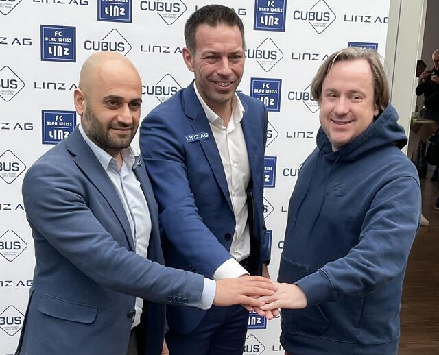 Vorstand Sargon Mikhaeel, Neo-Geschäftsführer Christian Peschek und Vorstandsmitglied Philipp Kaumann; | Foto: BRS/Flecker