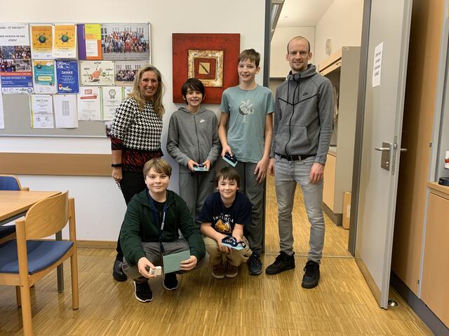 Vier Schüler aus der Unterstufe haben diesmal bei der Marchetti-Challenge gewonnen. | Foto: BRG6 Marchettigasse