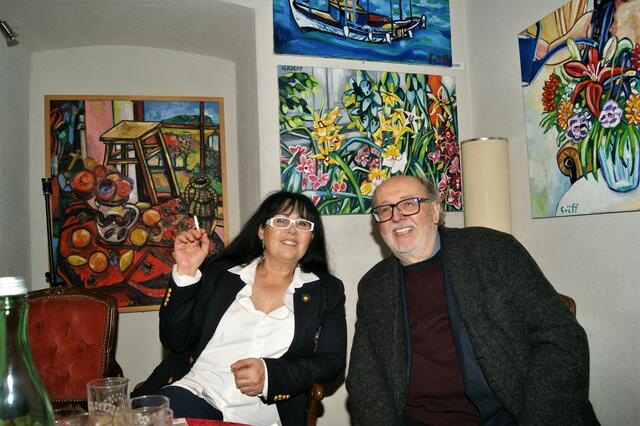 Georgia Kazantzidu mit Univ-Prof. Stephan P. Leher | Foto: privat