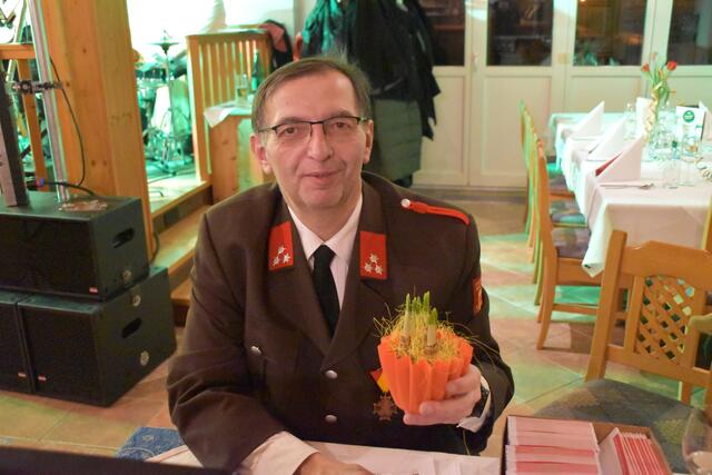 Beim Eintritt gab's natürlich eine Damenspende. 