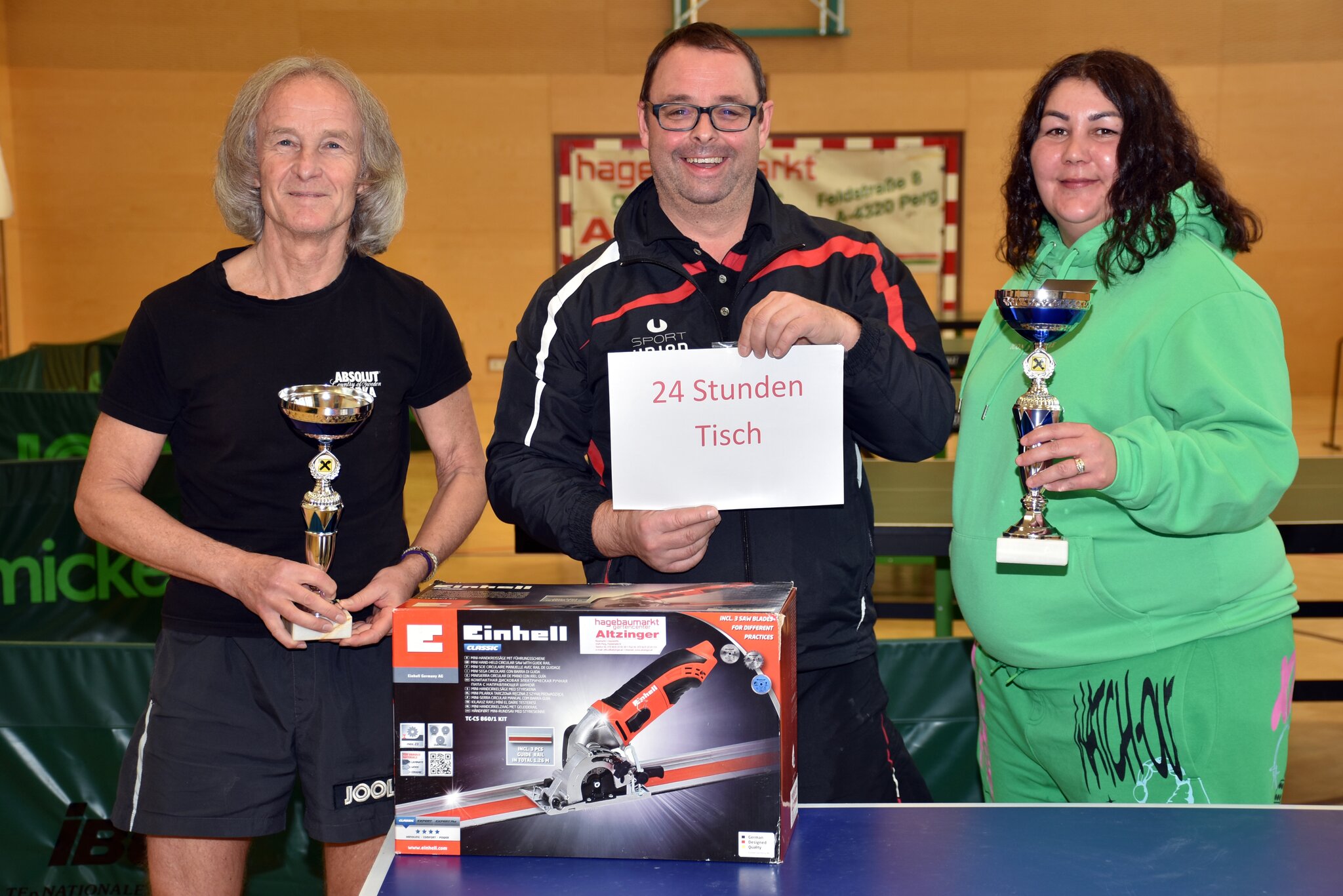 1,1 Millionen Sekunden gespielt Es purzelten die Rekorde beim TischtennisMarathon Perg