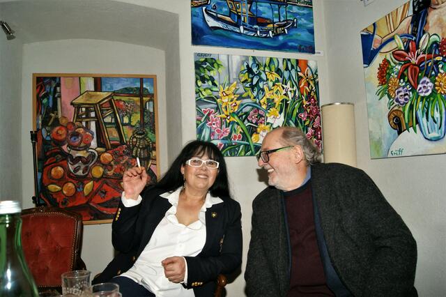 Georgia Kazantzidu mit Stephan P. Leher | Foto: privat