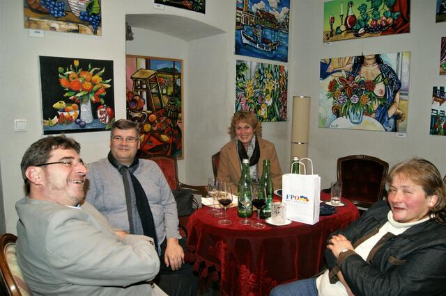 Runde mit Martin Jarmer, Michael Kopfschlägel, Margarethe Jarmer und einer Dame | Foto: privat