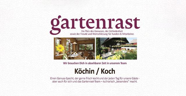 Die Gartenrast in Radenthein sucht DICH! | Foto: Die Gartenrast