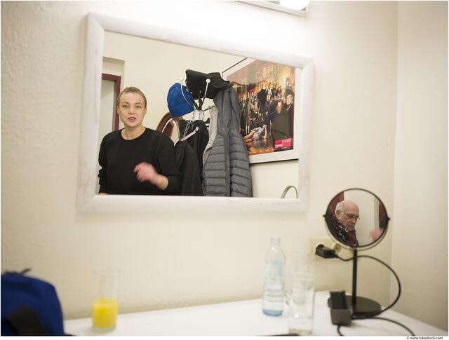 Maria Muhar backstage | Foto: Lukas Beck / Alexa Oetzlinger / Kulisse Wien