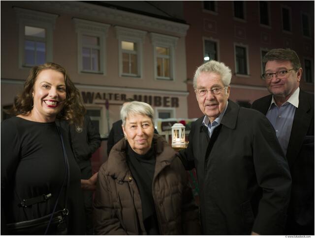 Kulisse-Geschäftsführerin Alexa Oetzlinger (l.) mit Margit und Heinz Fischer. | Foto: Lukas Beck / Alexa Oetzlinger / Kulisse Wien