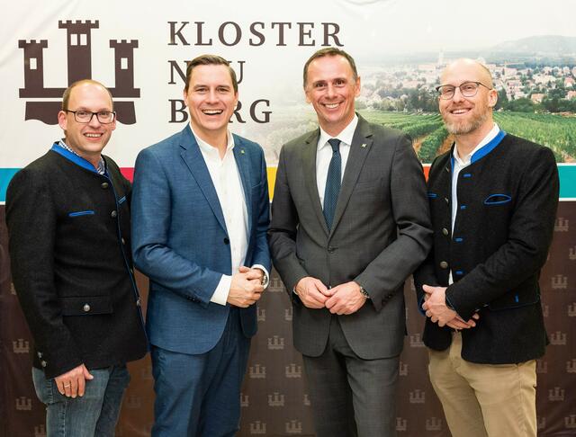 Michael Reichenauer-Kofler, Christoph Kaufmann, Jochen Danninger und Philipp Ulrich (v.l.n.r.) sind zufrieden mit der Bilanz. | Foto: Alice Schnür-Wala