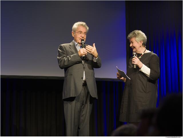 Heinz Fischer und Astrid Zimmermann. | Foto: Lukas Beck / Alexa Oetzlinger / Kulisse Wien