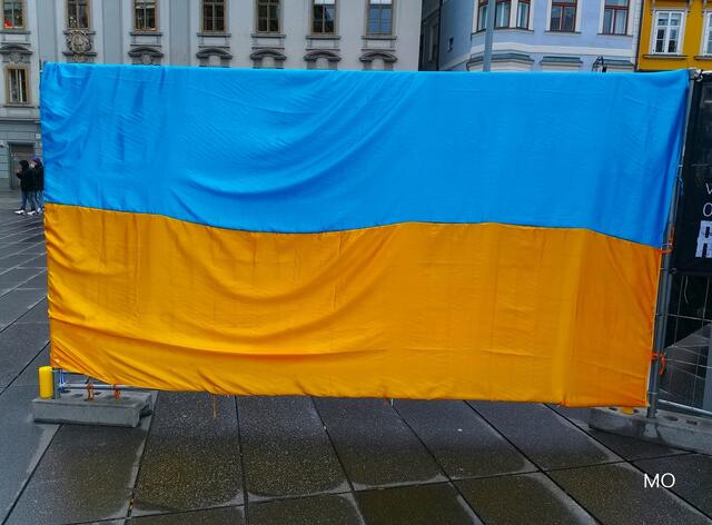 Ukraine, Flagge, Farben
