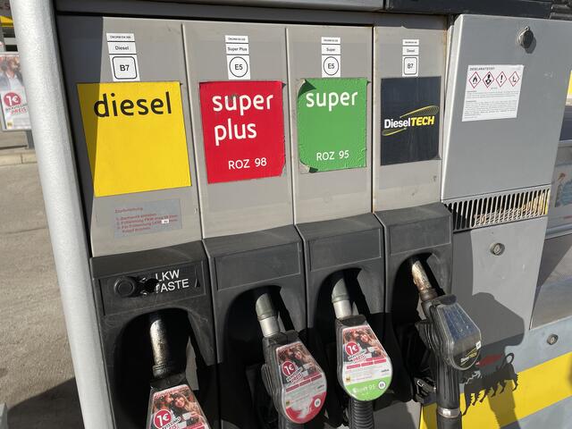 Egal ob Diesel oder Benzin. Unsere Übersicht wird mit Daten der e-control stets aktualisiert. | Foto: Verderber