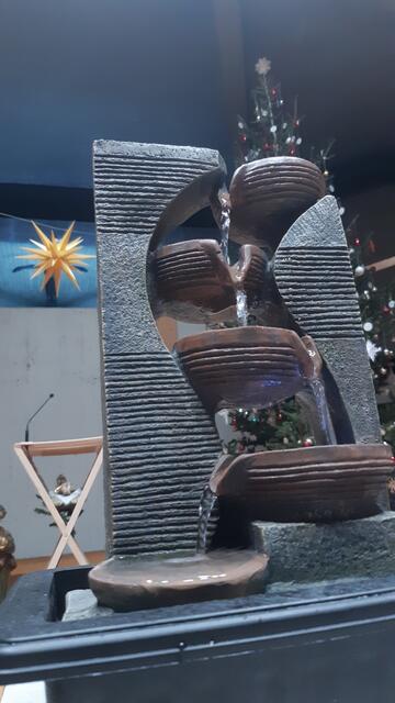 Ein Zimmerbrunnen als Symbol für das Wasser des Lebens | Foto: Christian Buchar