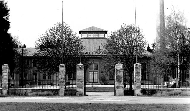 Das Wasserwerk Scharlinz, etwa um 1925. Bereits 1888 wurde dessen errichtung beschlossen | Foto: Sammlung Helfried Hinterleitner/Peter Paul Kirschner/Johannes Gstöttenmaier