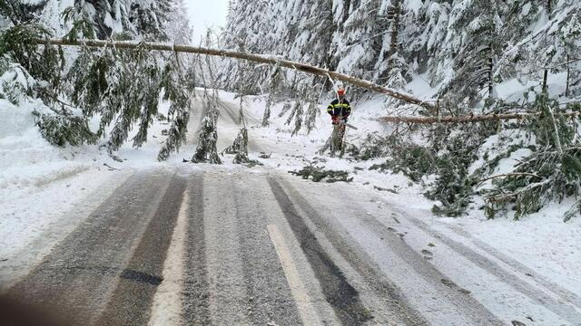 Die B 69 musste Zeitweise sogar gesperrt werden. | Foto: FF Hörmsdorf