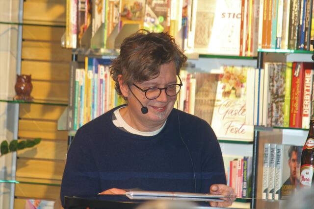 Buchhandlung Plautz Franzobel las aus seinem neuen Roman 