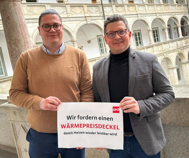 Landtagsabgeordneter Thomas Antlinger und Landesrat Michael Lindner. | Foto: SPÖ GR/EF
