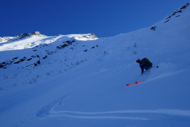 Puiva! Abfahrt vom Brettereck.  | Foto: Thomas Neuhold