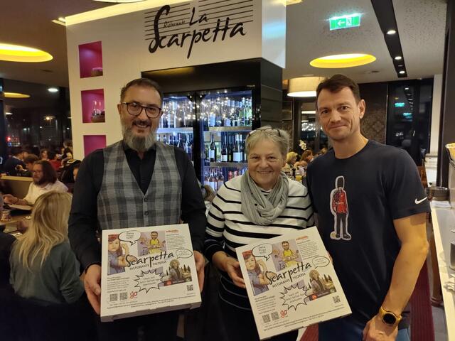 V.l.n.r.: Kosta Karanikas, Annegret Senn und Oliver Baltzer