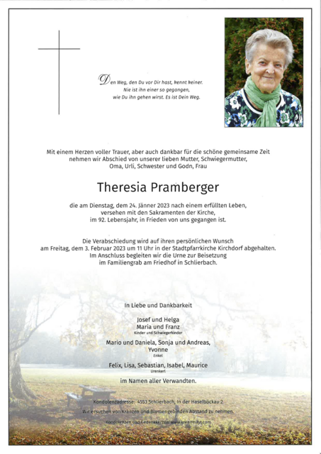 Sterbefälle im Jänner 2023: Trauer- und Todesanzeigen aus dem Bezirk ...