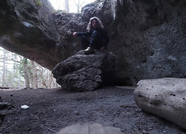 Garnicht so leicht, den Selbstauslöser so einzustellen daß man gemütlich am Felsen sitzt wenn die Kamera auslöst ;-)