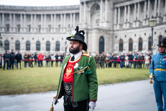 Viertelkommandant Major Christoph Pinzger aus Pfunds. | Foto: Tiroler Volkspartei