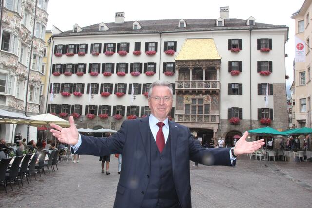 Gemeinderat, Stadtrat, Landtagsabgeordneter: Rudi Federspiel in der Altstadt | Foto: Gstraunthaler