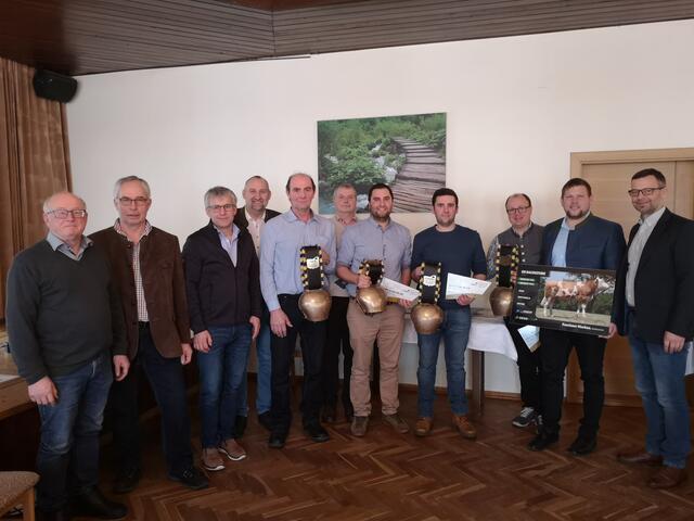 Friedrich Führer, Karl Polt, Gerhard Fabigan, Markus Wandl, Martin Arnhof, Otto Zimmermann, Philipp Pfeiffer, Johannes Anibas, Markus Böhm, Markus Pauckner, Martin Spitaler (v.l.). | Foto: BBK