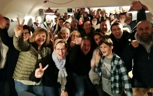 Die SPÖ in Traiskirchen feiert im  La Rossa. | Foto: z.V.g.