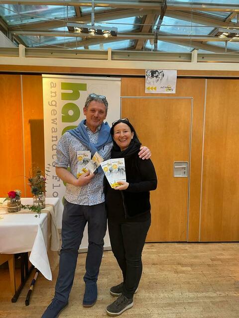 Die Organisatoren Oliver Habersohn und Astrid Schlötzer