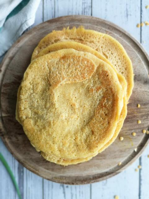 Linsen-Pfannkuchen aus zwei Zutaten | Foto: Michaela Mayr