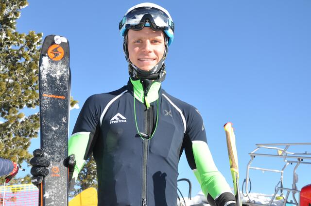 Kevin Hinterberger (Sportfex), Jahrgang 1997, Tagessieger in 0:40:01. | Foto: Harald Glanzer