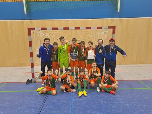 Die U13 des TSV St. Johann schnappte sich in Hallein dein Vizelandesmeistertitel. | Foto: TSV St. Johann